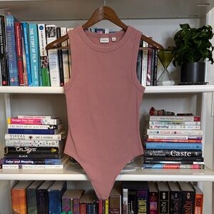 Aritzia Babaton Pink Women’s Bodysuit Size Medium